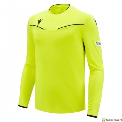 UEFARF 24 EURO MAN SHIRT REFR LS NYL/BLK