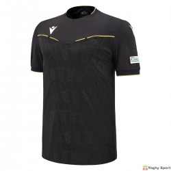 UEFARF 24 EURO MAN SHIRT REFR SS BLK/GLD