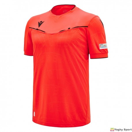 UEFARF 24 EURO MAN SHIRT REFR SS NRD/BLK