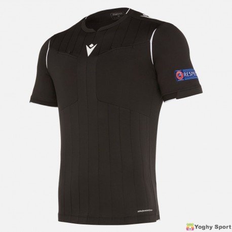 Maglia arbitro black UEFA