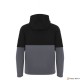 GLA M23/24 ATH FCD AVORIAZ HOODY 1/2 ZIP BLK/MGRY