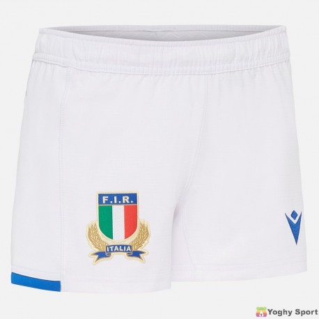 Pantaloncini da gara home Federazione Italiana Rugby 2020/21 da bambino